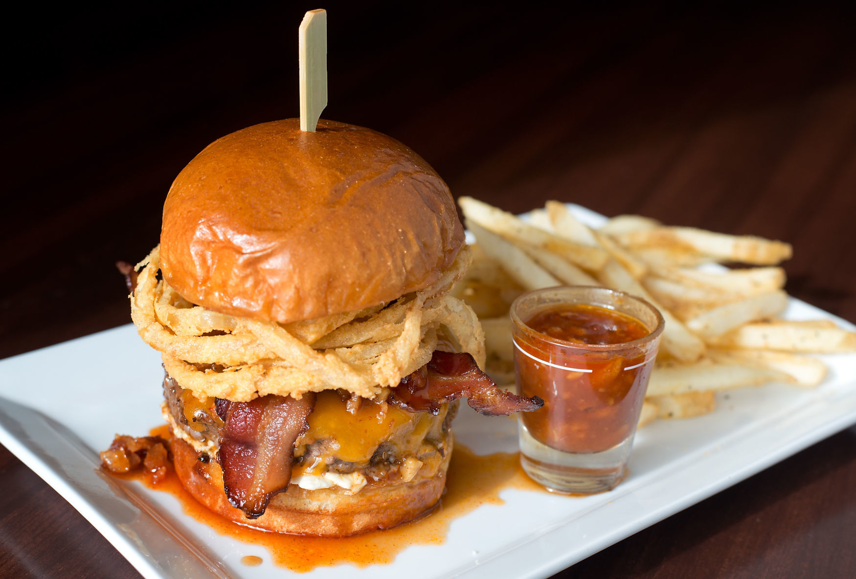 Spiked Bulleit Bourbon Burger